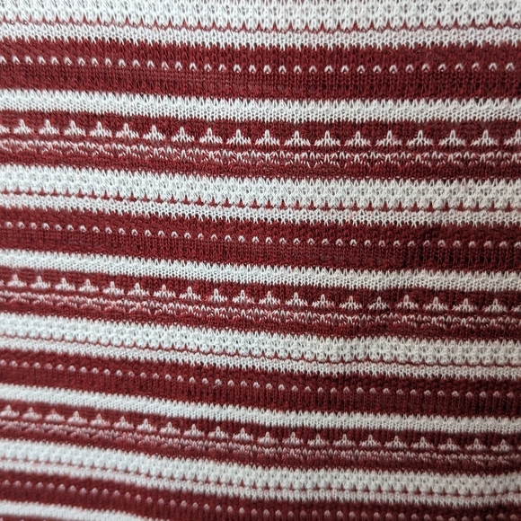 Bershka Red and White Striped Tank Top - Picture 2 of 6